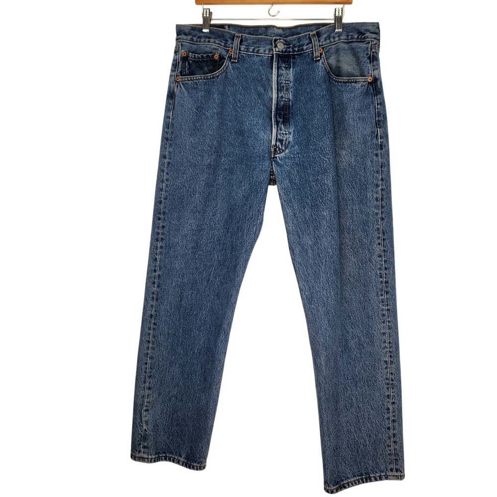 Vintage Y2K Levis 501XX Mens Jeans 36x29.5 Original Fit Button Fly Denim 2001